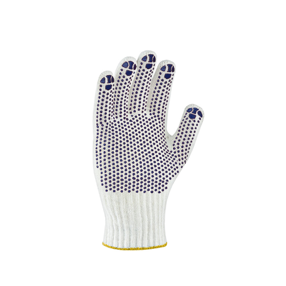 Рукавички 4417 трикотаж з малюнком ПВХ клас 10 білий Котон Лайн ДКГ Житомир - изображение 2
