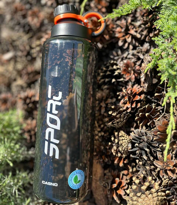 Пляшка для води CASNO 1500 мл KXN-1237 Сіра Кам'янське - фото 10