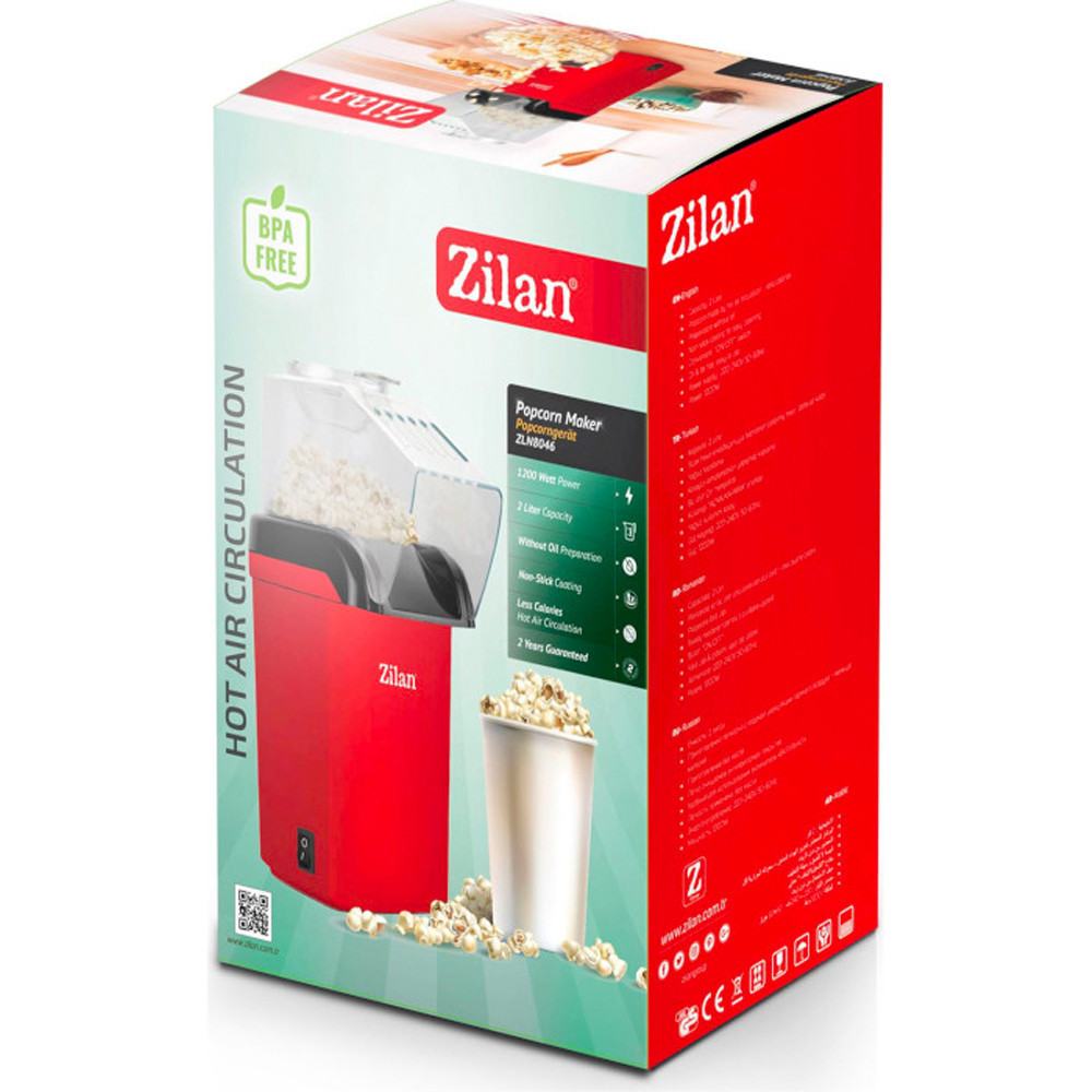Аппарат для приготовления попкрона 1200Вт, Zilan ZLN8046 SBR Киев - изображение 10