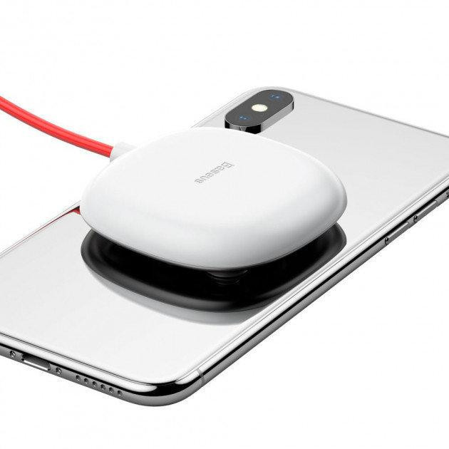 Бездротовий заряд Baseus Suction Cup Wireless Charger WXXP-02 (Бело) Миколаїв - фото 6