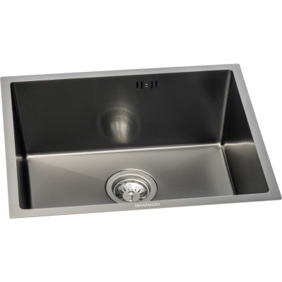 Мийка кухонна GRANADO Under top max STEEL S201 black honeycomb (GS07201BH) Вінниця - фото 4