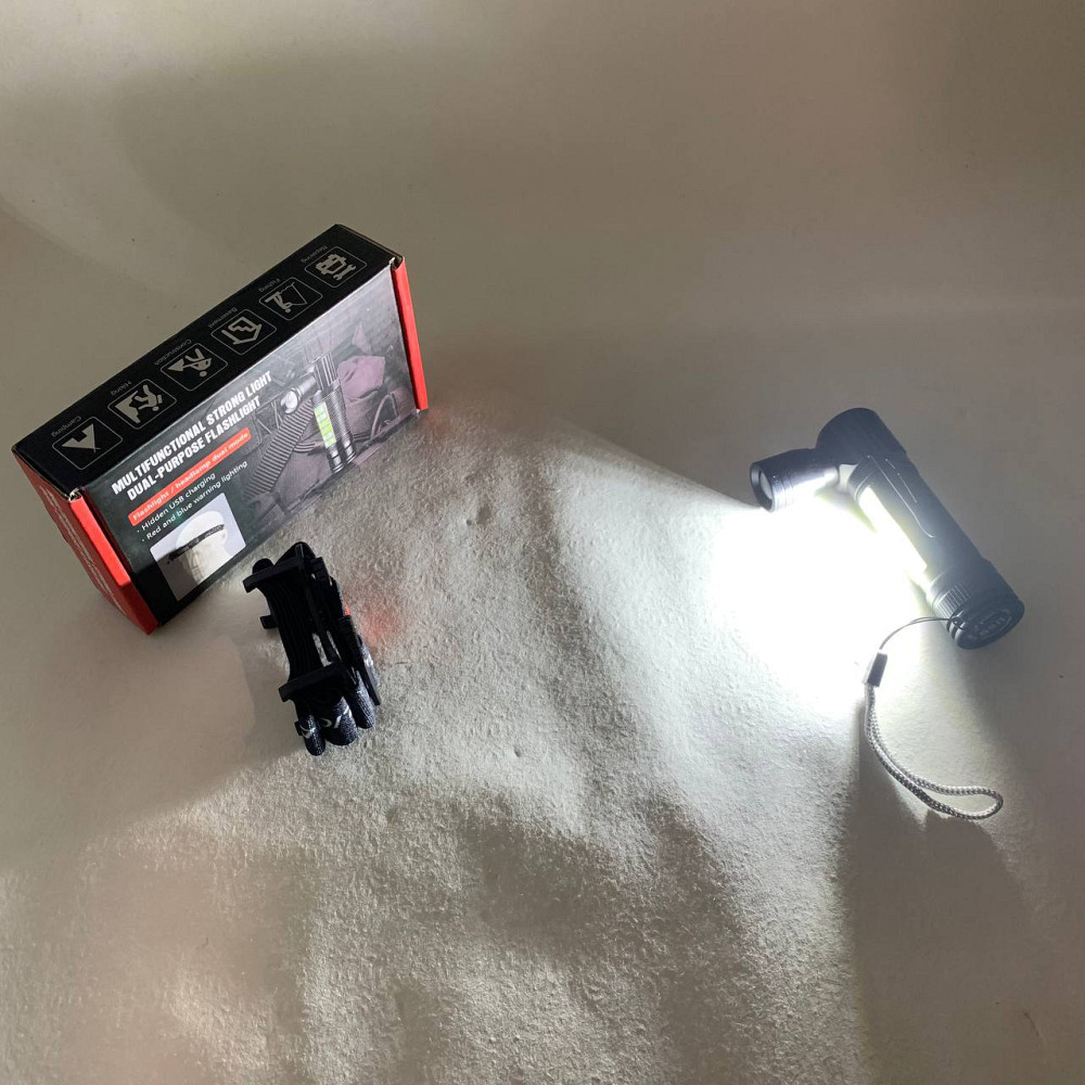 Налобний ліхтар на голову, Ліхтарик налобник, Легкий налобний ліхтар для риболовлі TV-84 Львів - фото 8