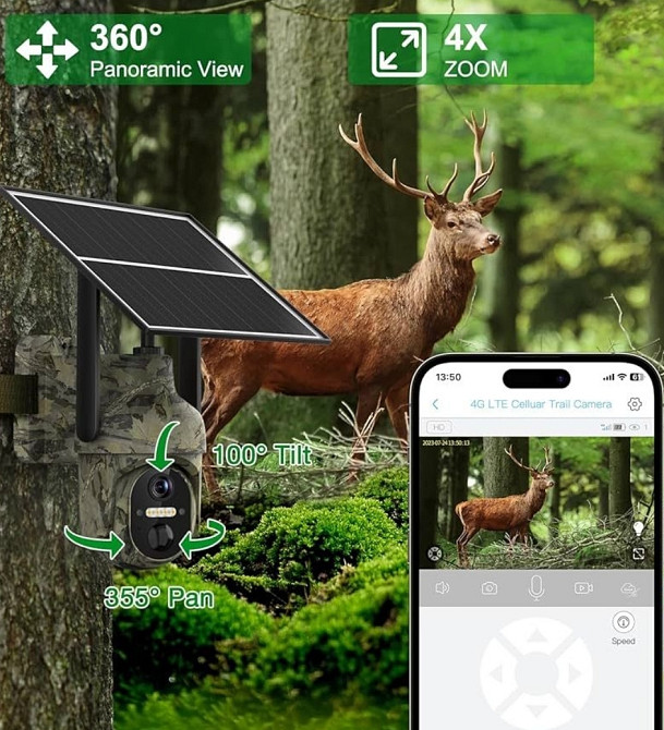 Сонячна камера дикої природи Lemnoi 4G LTE. Харків - фото 3