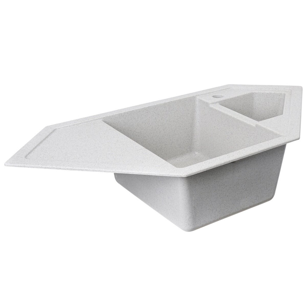 PLATINUM Гранітна мийка для кухні Platinum 9950 PANDORA матова Топаз Київ - фото 3