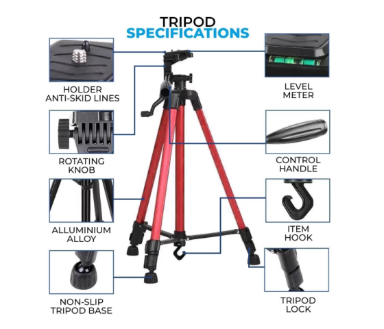 Штатив TriPod 3366 0.50-1.40м - 00005775 Киев