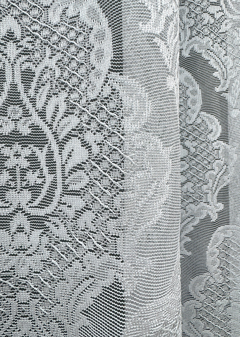 Тюль жакардова колір білий 1226т Київ - фото 2