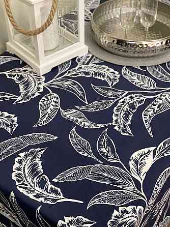 Ecotton Скатертина Ecotton DUCK 170х150 см водовідштовхувальна синя 2894-25 Blue Киев