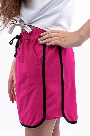 Юбка для девочек, малиновая, летняя , топ Крохатушка одяг Киев