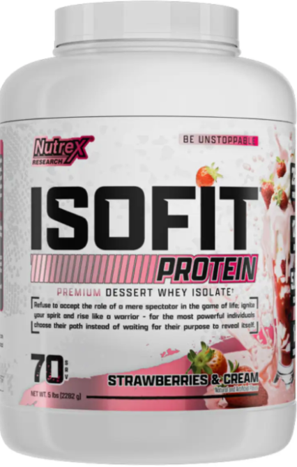 Изолят сывороточного протеина Nutrex Isofit 2282 клубничный Киев - изображение 3