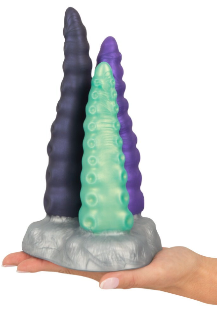 Фалоімітатор із 3 частин в образі щупальця Triple Tentacle Sex Aura Київ - фото 7