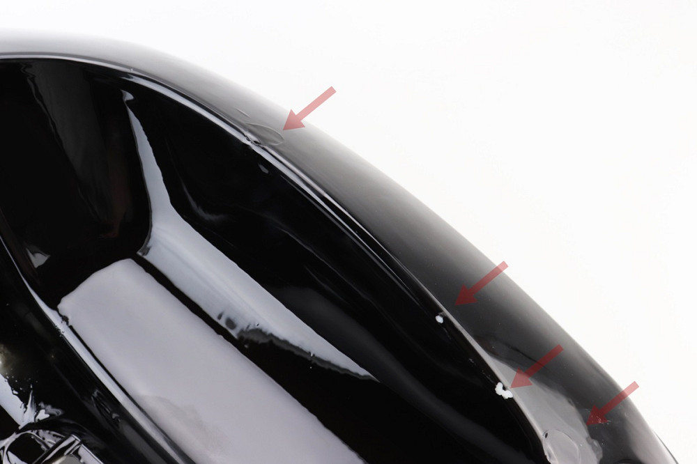 Yamaha VINO SA10J - 2т пластик - к-кт фарбовані 11 деталей, ЧОРНИЙ (можливі незначні дефекти фарбування) Киев - изображение 4