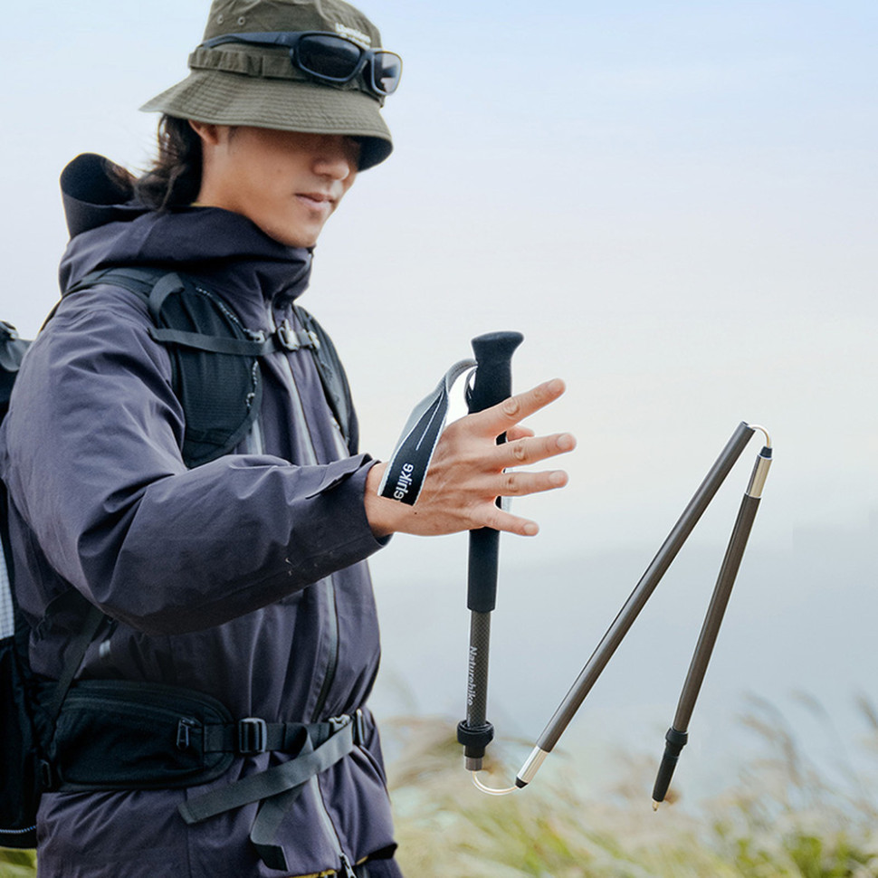 Трекінгова палиця Naturehike CNK2450DS017, 110 см, сіра Киев - изображение 11