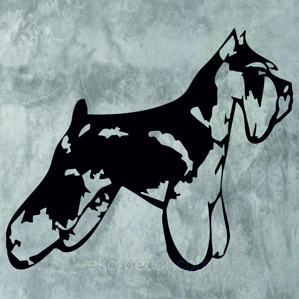 Декоративне настінне Панно «Шнауцер», Декор на стіну Київ - фото 10