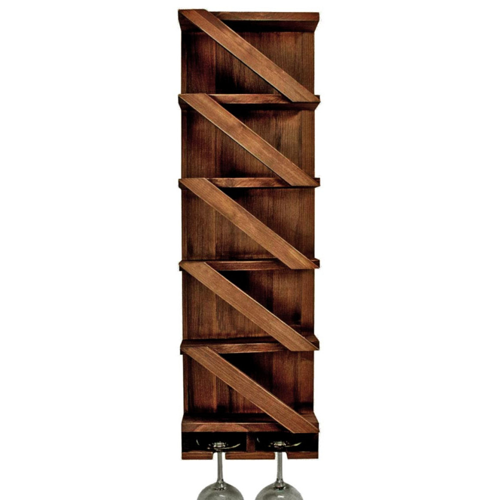 Настенная винная полка 