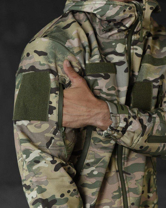 Осіння весняна чоловіча тактична куртка region софшел мультикам XL Одеса - фото 7