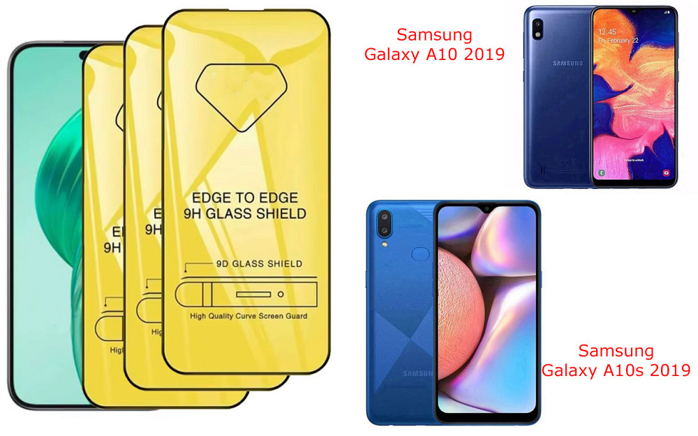 Захисне скло DefenzoGlass для Samsung Galaxy A10 2019, Galaxy A10s 2019 – подвійна міцність Київ - фото 1
