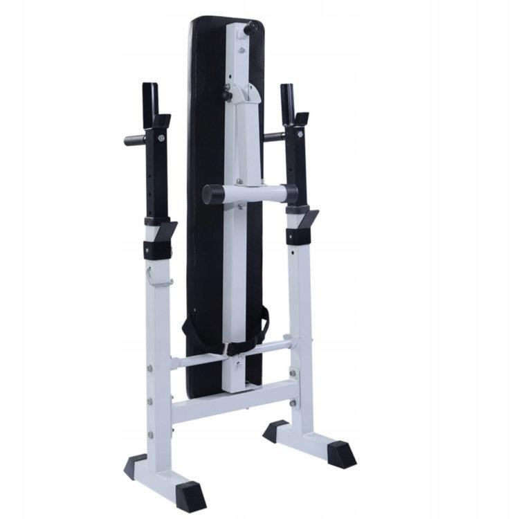 Лавка для жиму + Штанга + Гантелі 110 кг + Гиря 16 кг у Подарунок Гантелі, гирі, штанги та диски АВС пластик Київ - фото 2