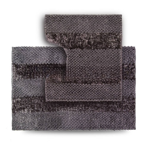 Набір килимків для ванної 2шт: 55*50см+55*80см Матрас попільний Дариана Житомир - фото 1