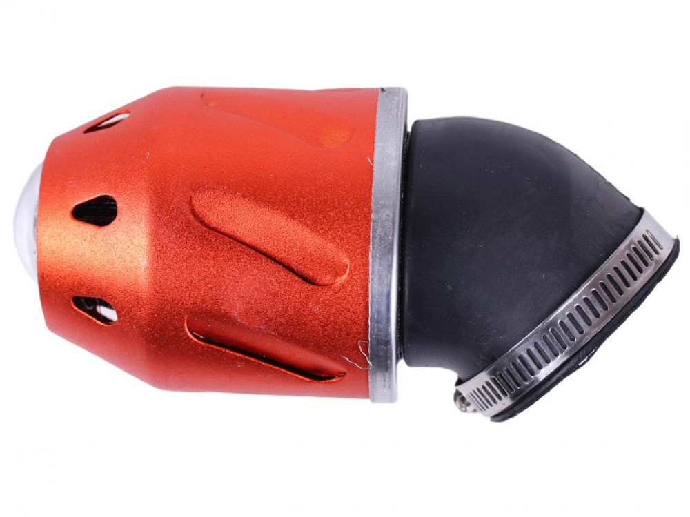 Фільтр повітряний (нульовик) Ø42mm, 90*, куля (червоний) Мукачево - фото 1