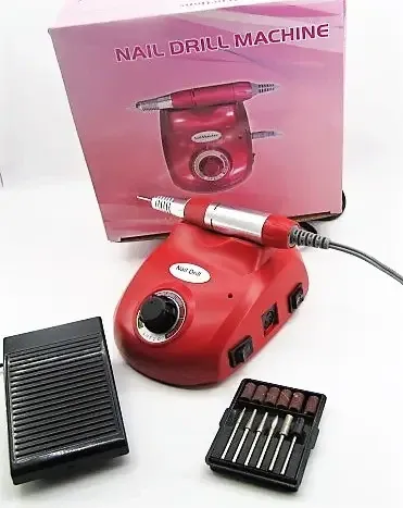 Фрезер для маникюра и педикюра Nail Master (45000 оборотов , 65 вт) красный Киев - изображение 8