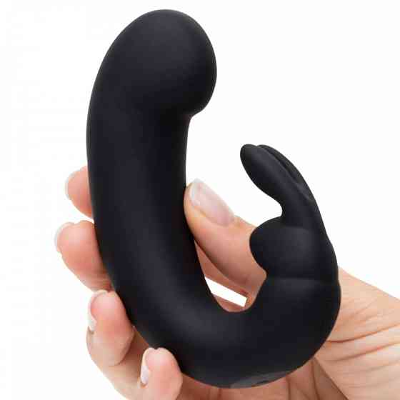 Подвійний вібратор кролик Fifty Shades of Grey Sensation Rechargeable G-Spot Rabbit Vibrator Sex Aura Київ