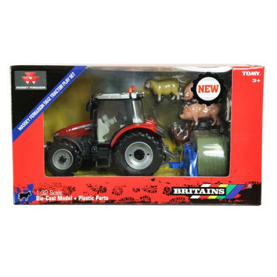 Спецтехника Britains Модель трактора Massey Ferguson 5612 с вилами и фигурками 1:32 (43205) Винница - изображение 1