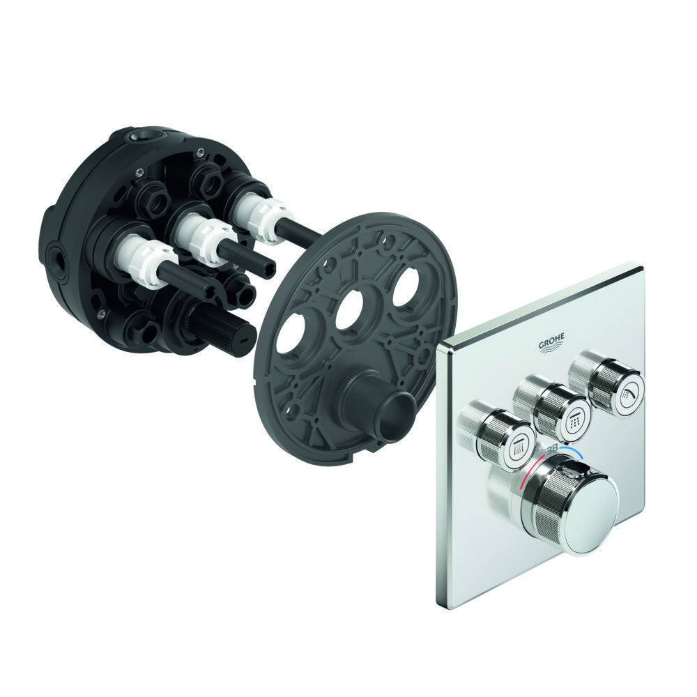 Термостат прихованого монтажу на 3 споживача Grohe Grohtherm SmartControl   ( 29126000 ) 22620 Харків - фото 2