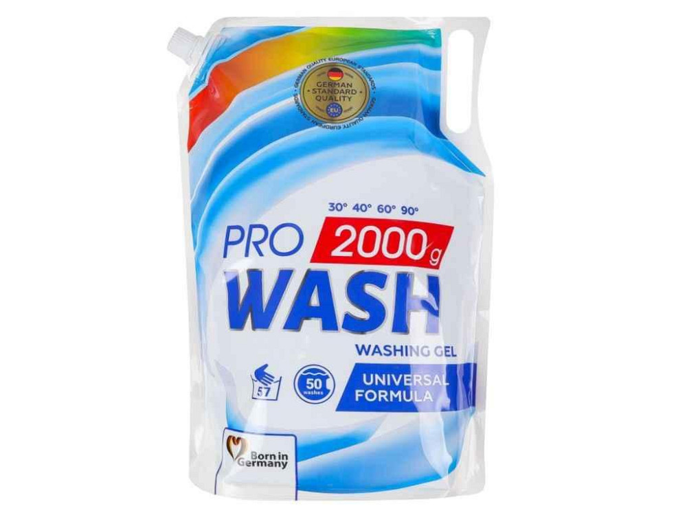 Гель д/прання 2л Універсальний ТМ PRO WASH Київ - фото 1