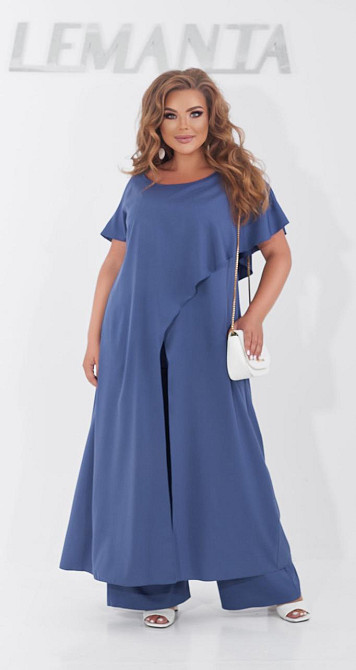 Ошатний брючний костюм великого розміру (52) Київ - фото 2