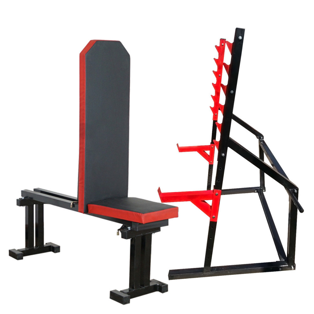 Лавка для жиму регульована 40 на 40 мм + Стійки для присідання під штангу 50 на 50 мм Київ - фото 5