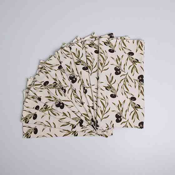 Махровое кухонное полотенце Оливки 40х60 см 300г/м2 GM Textile (Бежевый) Сумы