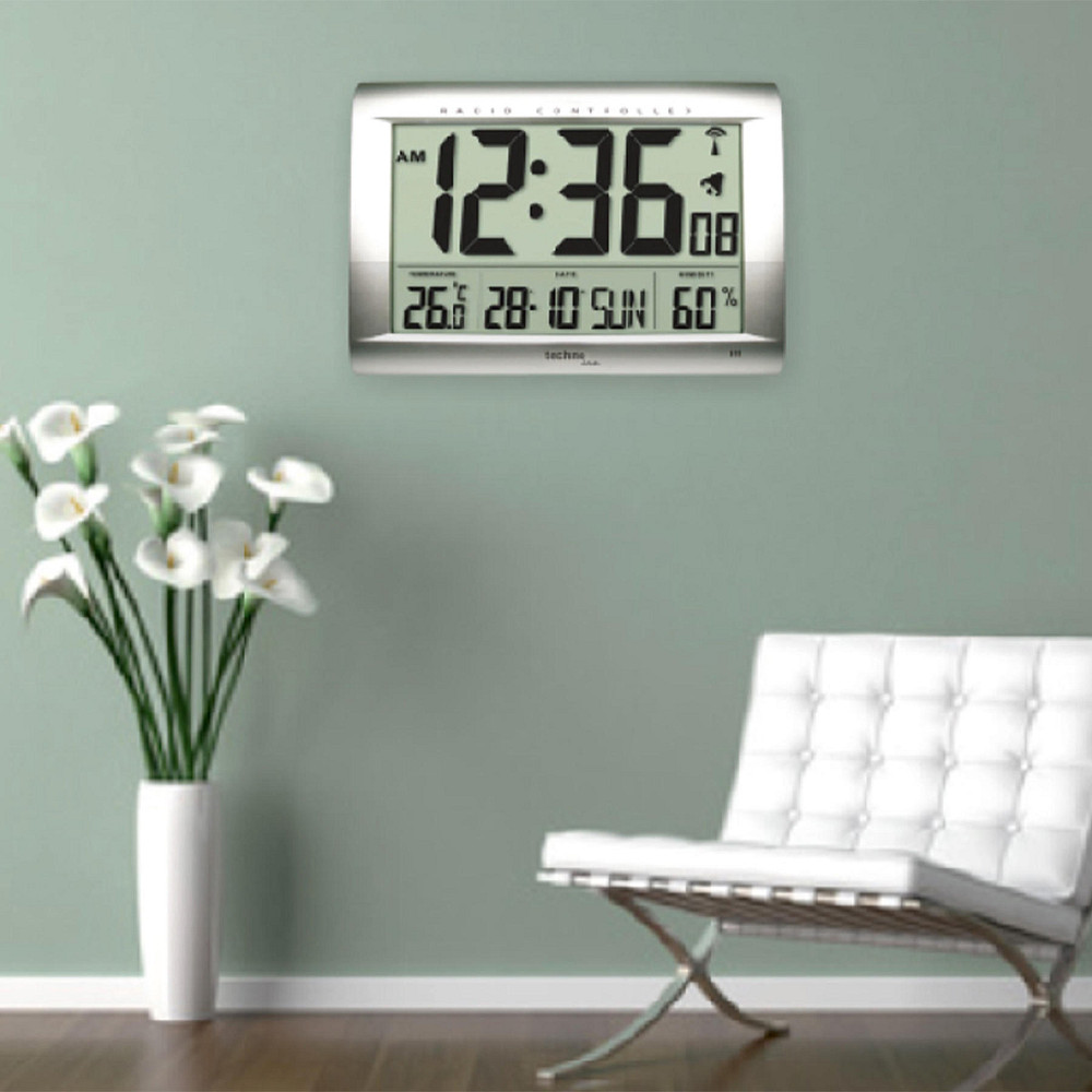 Часы настенные Technoline WS8009 Silver (WS8009) Вінниця - фото 3