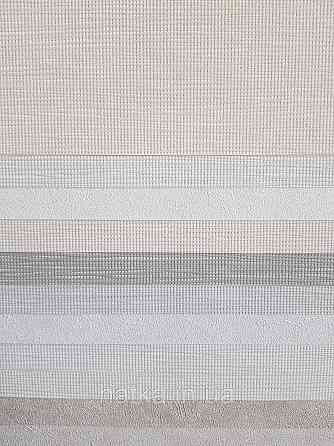 Шпалери вінілові на флізеліні Sintra Simmetria однотонні структурні тонка смужка пісочні 523636 Київ