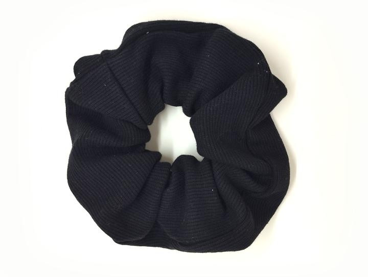 Гумка для волосся чорна велика Київ - фото 1