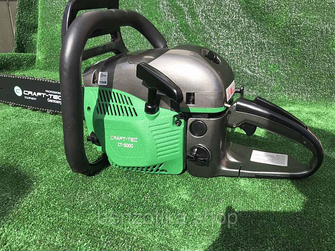 Бензопила Craft-tec CT-5000 NEW (2 шини, 2 ланцюги) Київ - фото 7