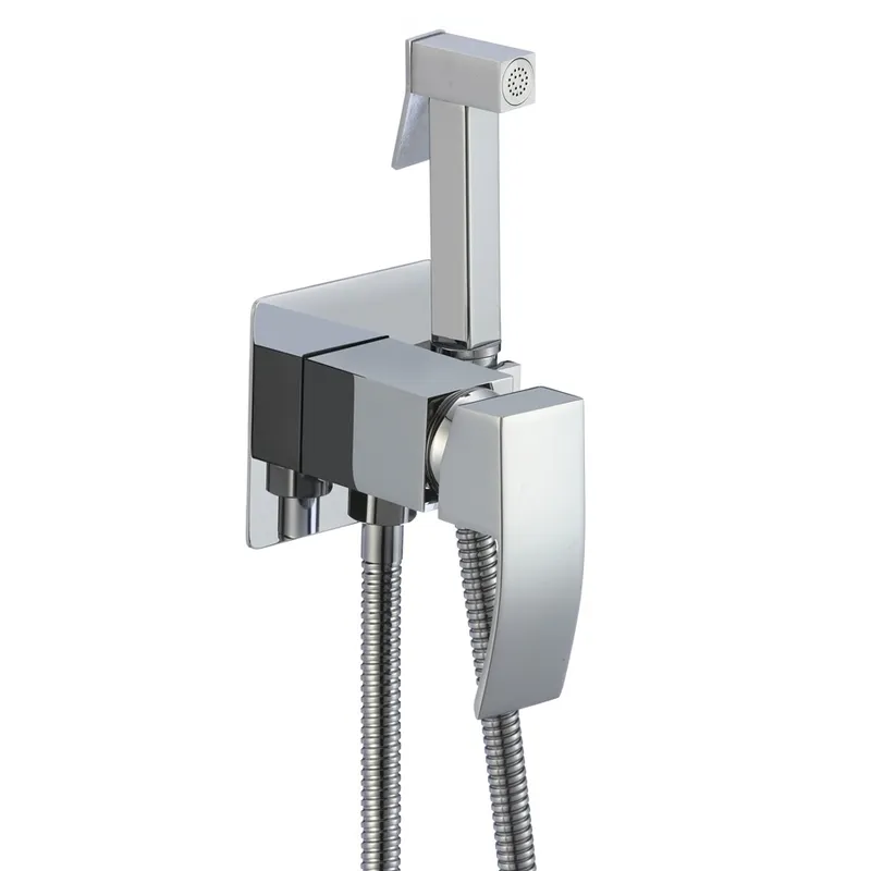 Змішувач для гігієнічного душу Mixxus Premium Bend 002 Inner з лійкою (MI6924) Київ - фото 1