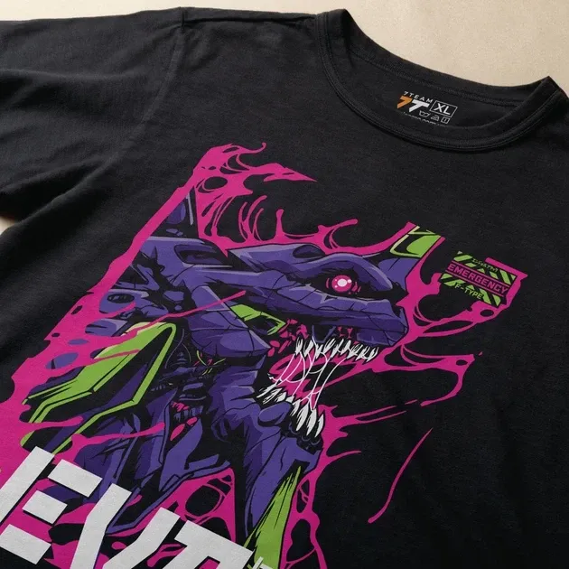 Футболка для подростка мальчика с принтом Evangalion Ева 01 #6 Размер 160 Anime10944 Днепр - изображение 3