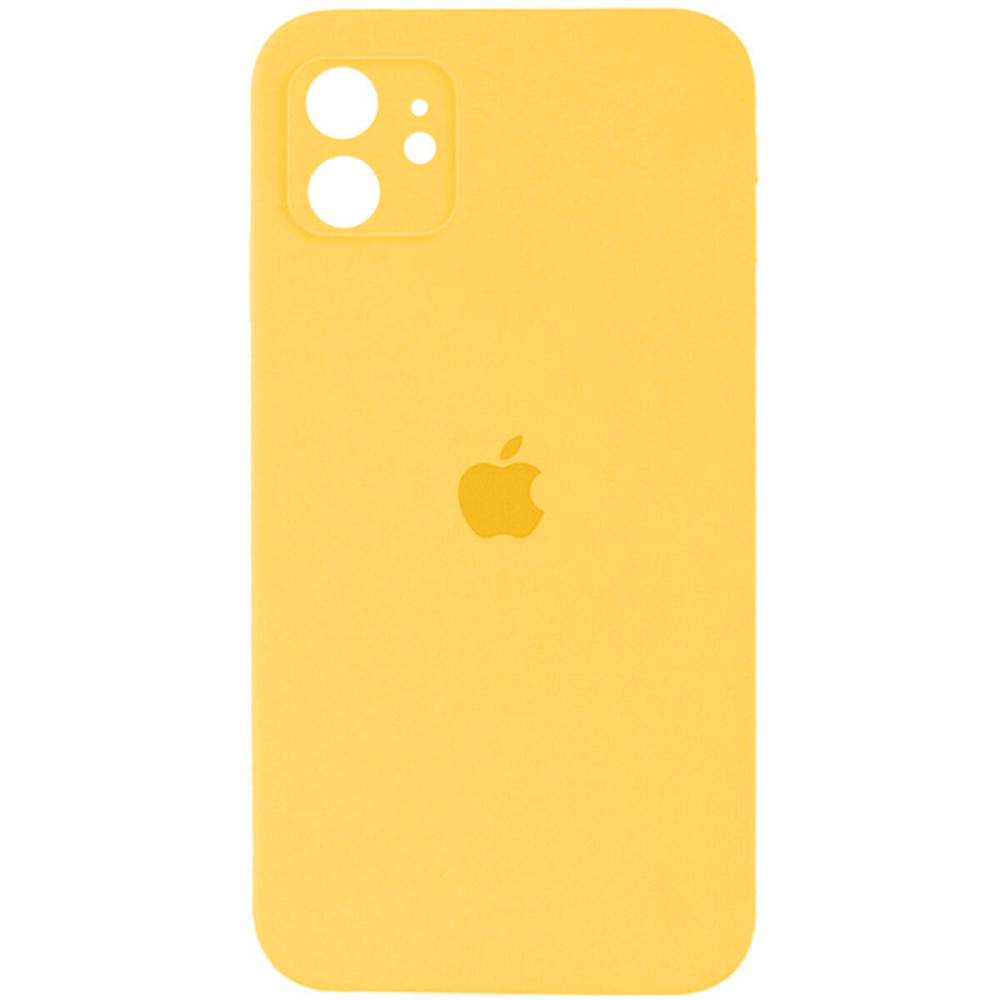 Чохол для смартфона Silicone Full Case AA Camera Protect for Apple iPhone 12 56,Sunny Yellow Киев - изображение 1