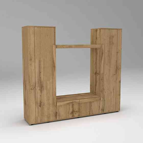 Стенка в гостиную под ТВ Эхо-4, Дуб Аппалачи, 2080х420х1850 Львов