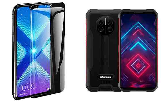 Защитное стекло NeoGlass для Doogee V10, Doogee V11 – ультрапрозрачное и устойчивое Киев