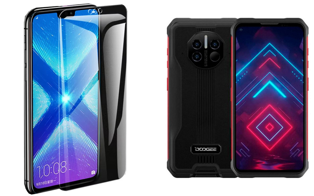 Защитное стекло NeoGlass для Doogee V10, Doogee V11 – ультрапрозрачное и устойчивое Киев - изображение 2
