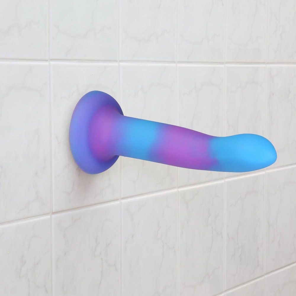 Светящийся в темноте фаллоимитатор ADDICTION Rave 8″ Glow in the Dark Dildo Blue Purple, 20,3 см Sex Aura Киев - изображение 6