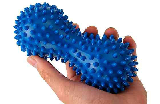 EasyFit Масажний м'ячик EasyFit Goober з шипами синій Коломыя