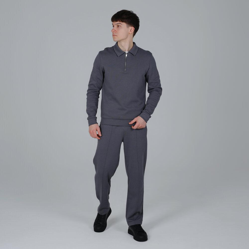 Темно-серый спортивный костюм для мужчин Pobedov Binance. Весна-осень спортивный комплект Киев - изображение 12