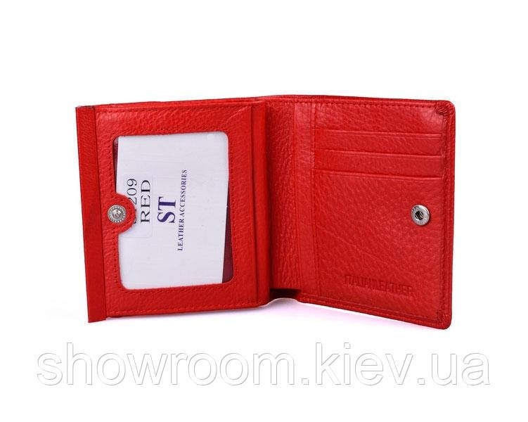 Невеликий жіночий шкіряний гаманець (902) червоний Київ - фото 4