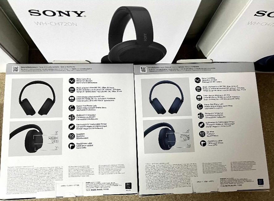 Наушники с Микрофоном: Sony WH-CH720N Blue / Black Киев - изображение 2