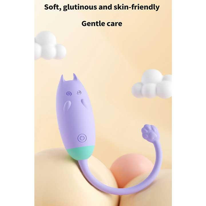 Кліторальний вібратор кішечка Lilo "We Love QiQi" USB фіолетовий Вінниця - фото 2