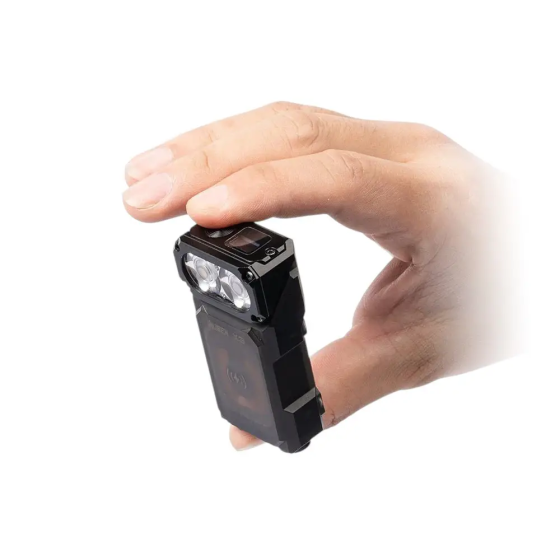 Ліхтар Wuben X3 EDC 700 лм із червоним світлом із бездротовою зарядкою Чорний Вінниця