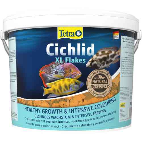 Корм Tetra Cichlid XL Flakes для рибок великих цихлід пластівці 10 л/ 1,9 кг Київ