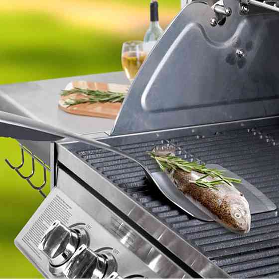 Лопатка для переворачивания рыбы SANTOS, нержавеющая сталь 2804 Код: 010992 Ровно